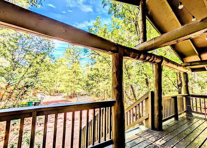 Charming Log In Tall Pines W Large Deck Holiday home