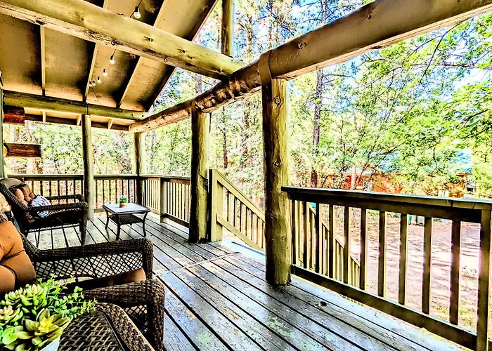 Charming Log In Tall Pines W Large Deck Holiday home Pinetop-Lakeside